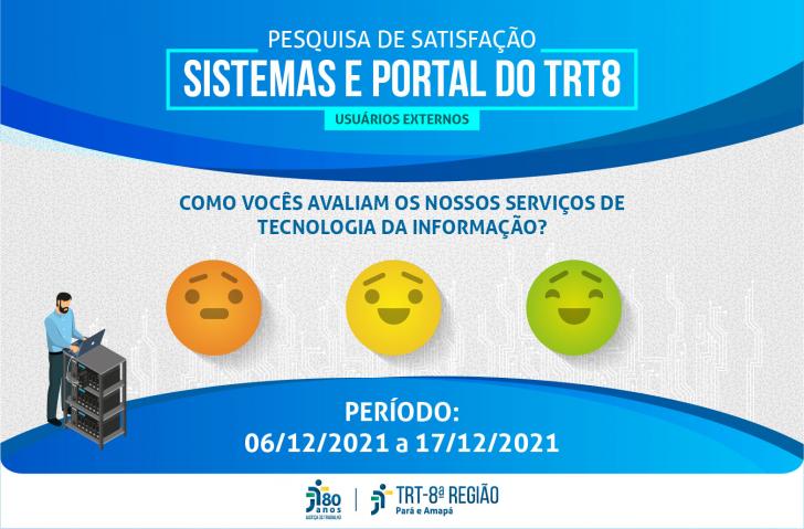 Arte de divulgação da pesquisa de satisfação da SETIN