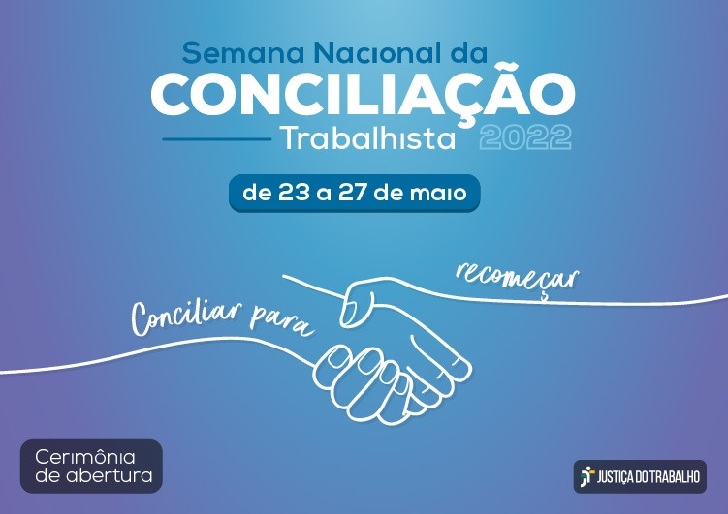 Imagem informativa sobre a Cerimônia de Abertura da Semana da Reciclagem