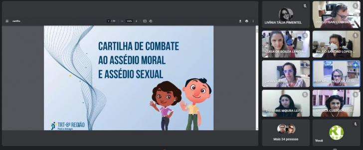 Imagem da roda de conversa sobre o combate ao assédio e à discriminação