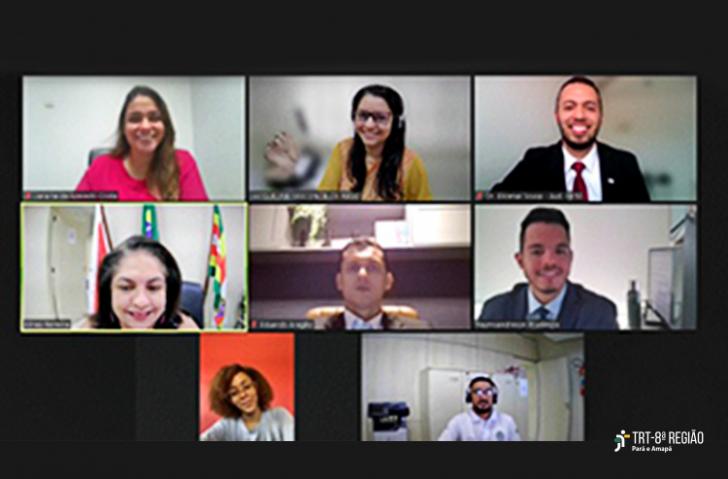 Captura de tela da audiência
