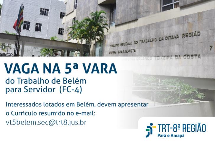 Imagem de divulgação da vaga