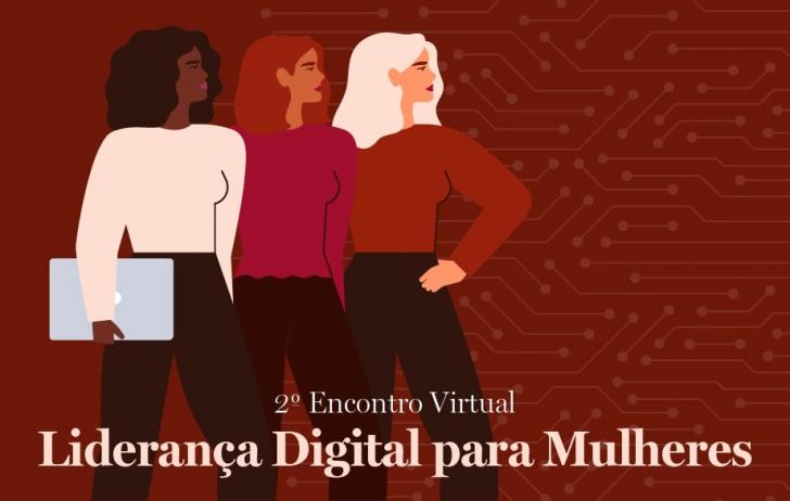 Arte com fundo vermelho