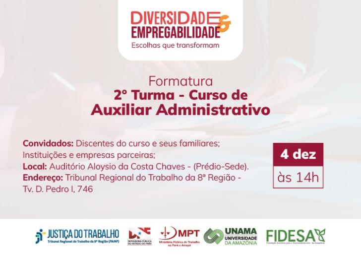 Descrição de imagem: Arte Gráfica contendo na parte superior, o texto: Diversidade e Empregabilidade, Escolhas que transformam.