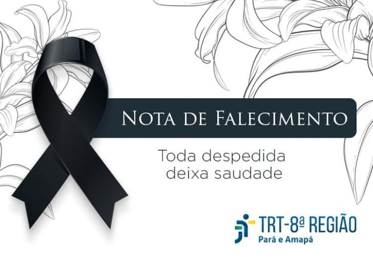 Descrição de imagem: Arte com fundo branco. Ao lado esquerdo, um laço preto. Ao lado direito, o texto "Toda despedida deixa saud