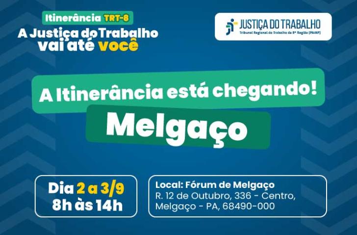 #ParaTodosVerem: Arte gráfica com fundo azul contendo informações sobre a itinerância de Setembro que será realizada em Melgaço