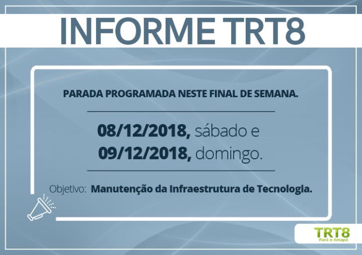 De acordo com a SETIN, todos os serviços estarão indisponíveis