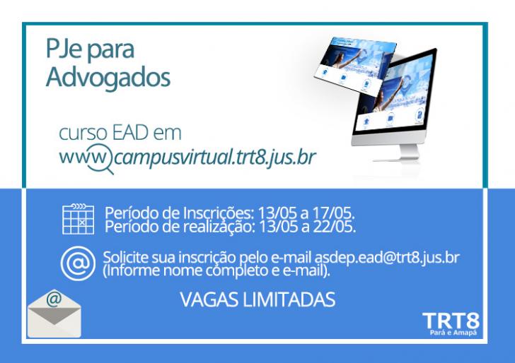 Arte com foto de um computador e informações do curso.