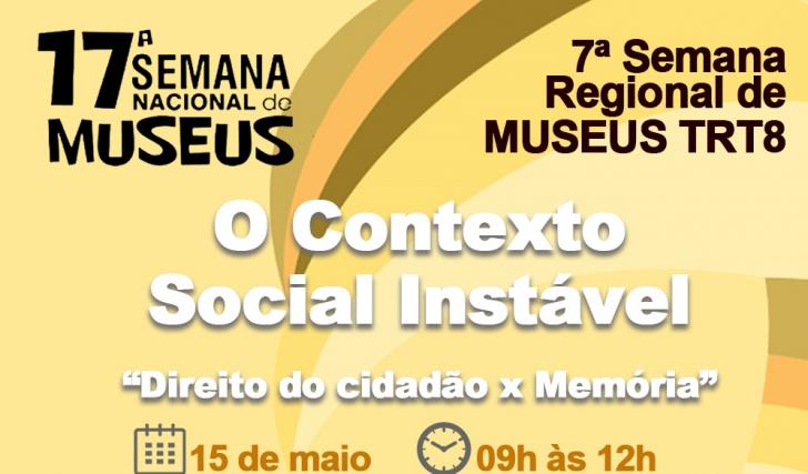 arte da 17ª Semana Nacional dos Museus