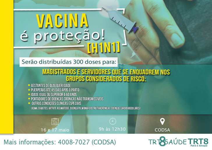 imagem da campanha de vacinação