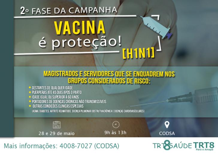 Arte verde de campanha de vacinação