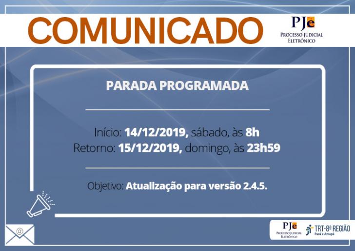 Comunicado de Data e Hora