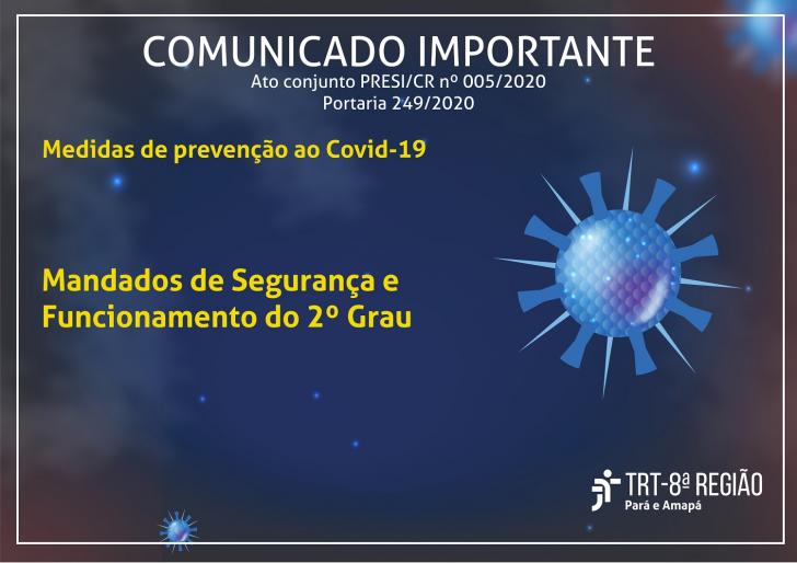 Arte com as novas medidas de prevenção