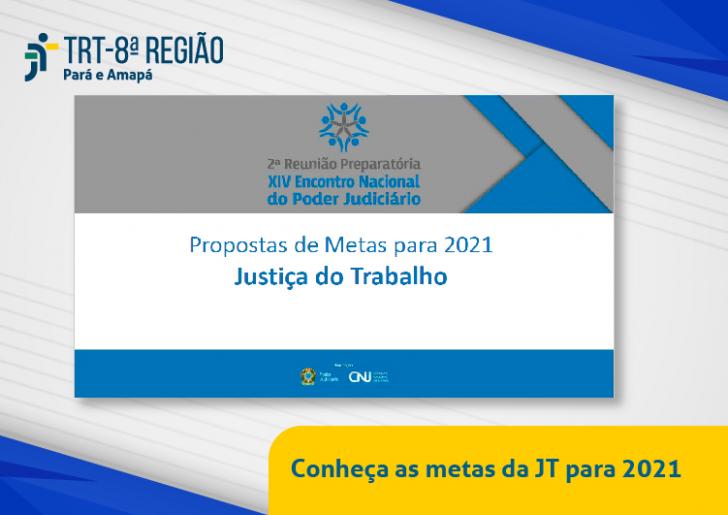 arte: fundo azul e branco com a capa do documento do CNJ sobre a proposta de metas
