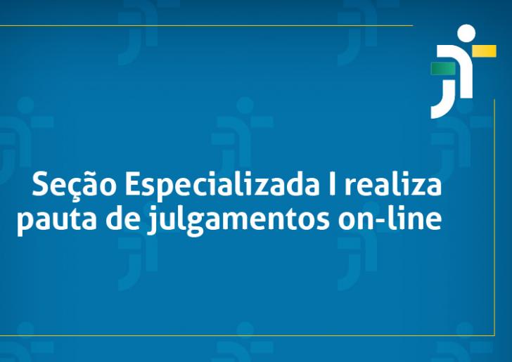 ARTE: Fundo azul com a logo do TRT8 no canto superior direito e texto informando sobre sessão especializada I