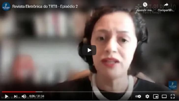 Captura de tela da revista publicada no YouTube.