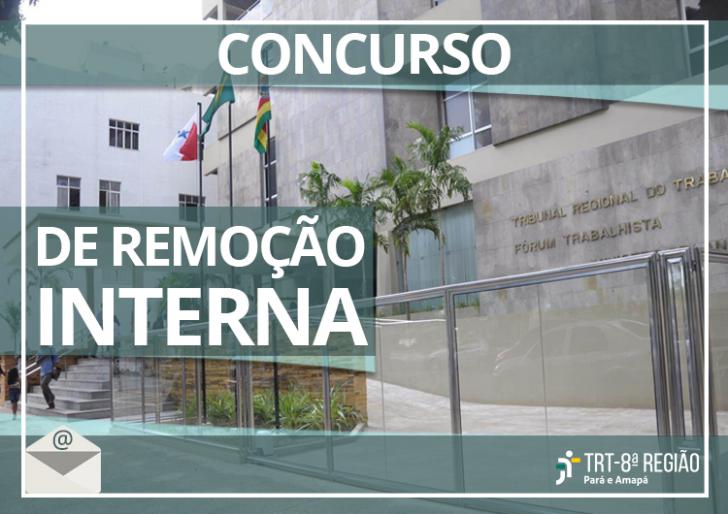 Logo do Concurso de Remoção Interna do TRT8