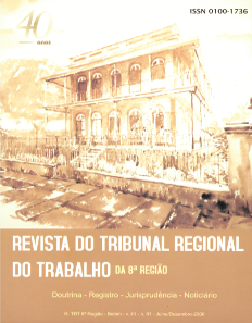 Imagem de capa da revista do Tribunal Regional do Trabalho da 8ª região, número 81