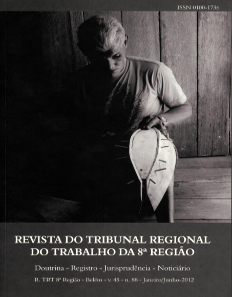 Imagem de capa da revista do Tribunal Regional do Trabalho da 8ª região, número 88