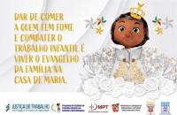 Arte da Campanha do TRT8 do Círio 2021