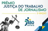 Arte do Prêmio Justiça do Trabalho de Jornalismo