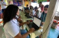 Atendimento do projeto Justiça Itinerante e Direitos Humanos do CNJ