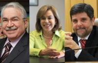 Ministro Emmanoel Pereira, ministra Dora Maria da Costa e ministro Caputo Bastos