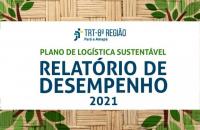Capa do Relatório de Desempenho do Plano de Logística Sustentável