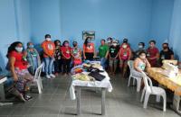 Comunidade do Jaderlândia  e representantes do Judiciário Fraterno