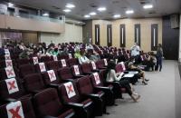 Oficias e Oficialas de Justiça do TRT8 durante reunião no auditório Aloysio da Costa Chaves