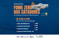 Imagem de divulgação da campanha "Fome zero aos catadores".