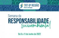 Imagem informativa sobre a Semana da Responsabilidade Socioambiental 