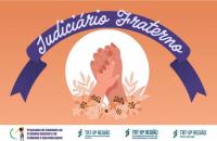 Arte informativa sobre as ações do Programa 'Judiciário Fraterno' no Marajó