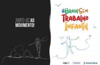 Arte de diulgação do twittaço contra o trabalho infantil 