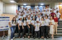 Servidores terceirizados do TRT-8 e autoridades do Programa Trabalho Seguro 
