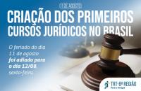 Arte de divulgação do adiamento do feriado