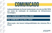 Informação de parada programada 