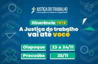 Arte com fundo azul escuro e grafismos em verde e branco. 