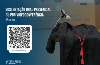 Arte ilustrativa da inscrições da Sustentação Oral para 4ª turma