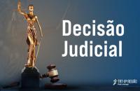 Arte gráfica na cor azul com letras brancas. Á esquerda a imagem da Deusa da Justiça, Themis e martelo da justiça.