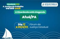 Arte gráfica em azul escuro, com detalhes em tons de verde, amarelo e branco.