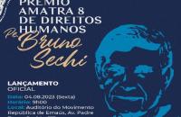 Arte Gráfica em fundo azul escuro.