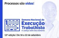 Arte gráfica da Semana nas cores azul e branca