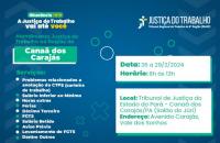 rte gráfica nas cores azul, verde, amarelo e branca. Alinhada à esquerda, de cima para baixo, o selo do projeto Itinerância do T