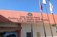 Fotografia da Fachada da Vara do Trabalho de Capanema 