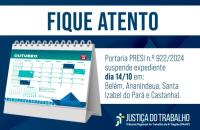 Arte com o fundo azul. Em uma tarja azul escuro com letra branca, texto “Seção Especializada I do TRT-8”. No canto superior dire