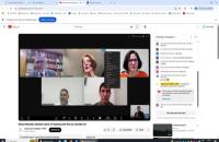 Print da tela de um computador, onde acontecia o debate sobre a escala 6x1