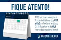 #ParaTodosVerem: Arte gráfica com fundo azul escuro. No topo, a frase "Fique atento" em letras garrafais na cor azul. Abaixo, um
