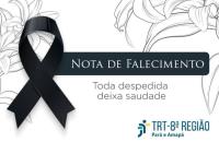Descrição de imagem: Arte com fundo branco. Ao lado esquerdo, um laço preto. Ao lado direito, o texto "Toda despedida deixa saud
