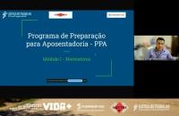 #ParaTodosVerem: Captura de tela do curso mostrando Francisco de Assis Ribeiro Lima, ministrando. No rodapé: As logomarcas do Pr