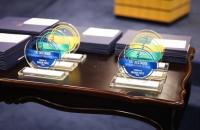 Fotografia dos Troféus Prêmios Destaques do CSJT